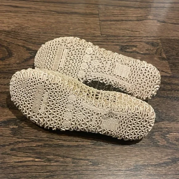 Mini Melissa Campana Gold glitter dress shoes size 13 USA - perfect for Easter! - Picture 3 of 4